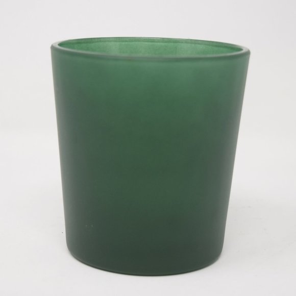 Votive Candle Holder Glass Green Holiday Tealight Home Decor Spa Romance Table - Picture 1 of 10